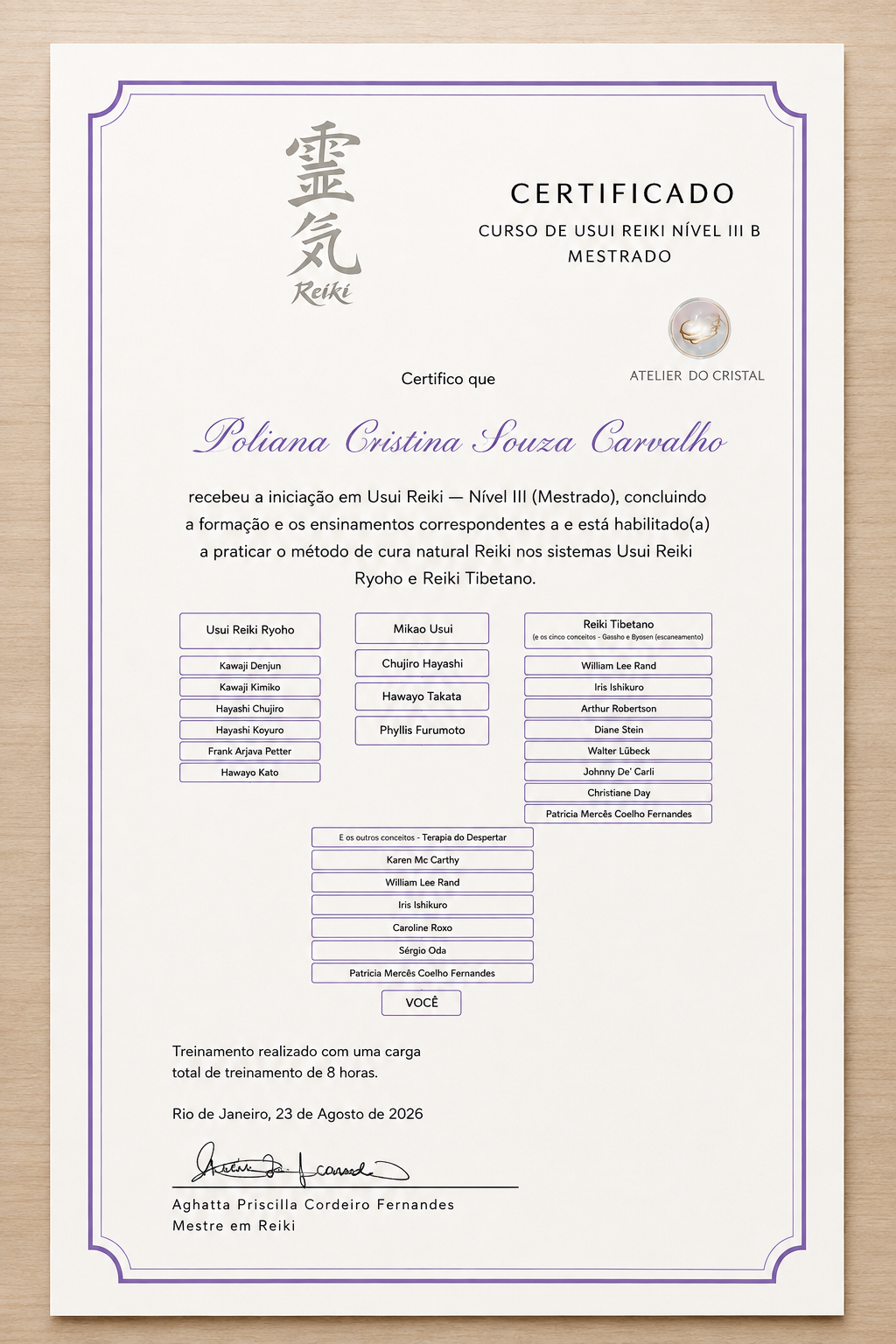 Mestrado Reiki